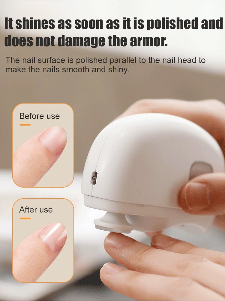 Anti-Pinching 2-in-1 Electric Nail Clipper