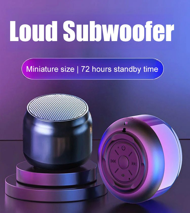 Small Cannon Heavy Bass Wireless Bluetooth Speaker