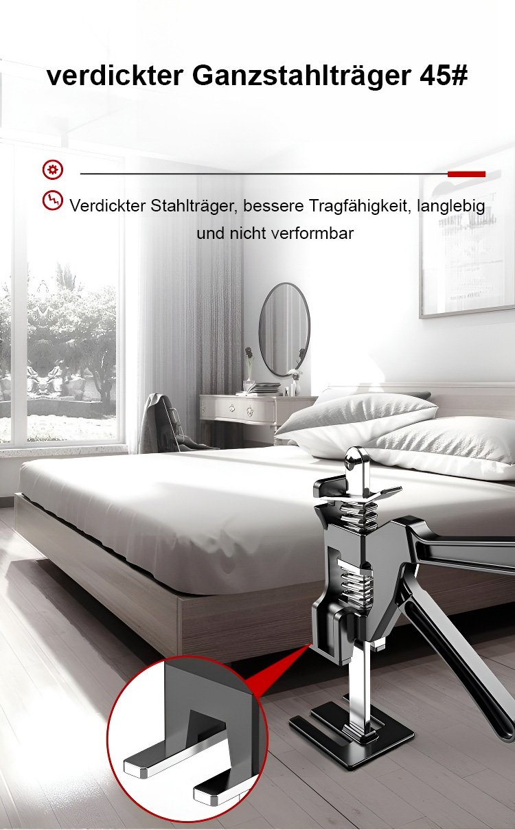 Robuste Hebevorrichtung für schwere Lasten