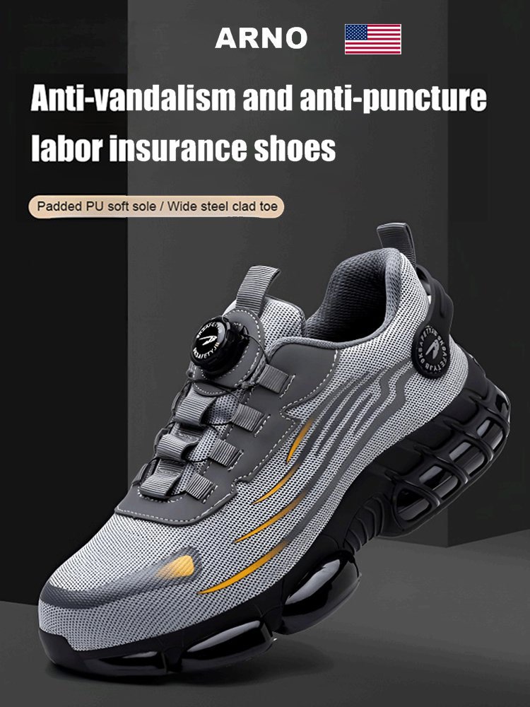 Anti-smash Anti-puncture Knob Labor Protection Shoes