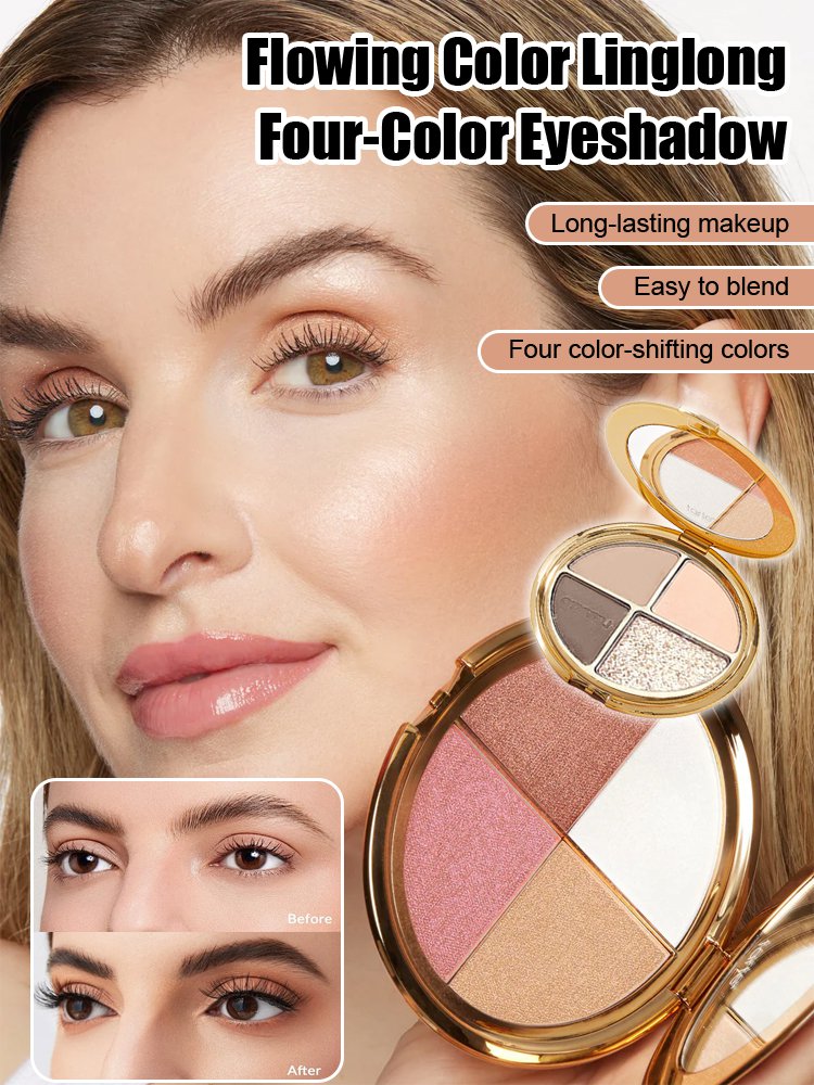 Flowing Color Linglong Four-Color Eyeshadow