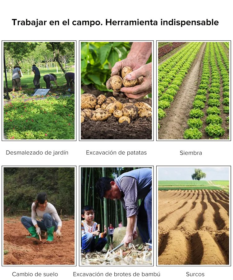 Herramienta Multifuncional para Arrancar Hierba y Airear el Suelo