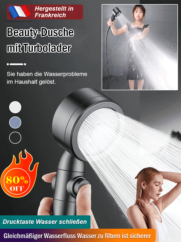 [Neues Upgrade] Turbogeladene Hautschönheitsdusche