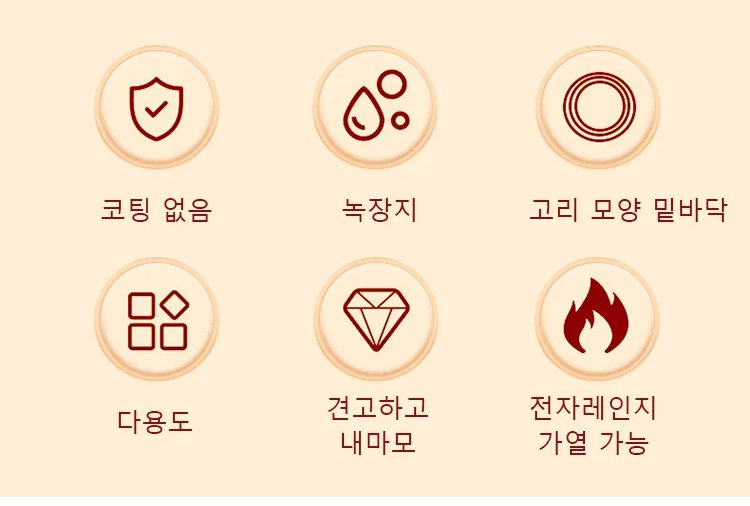 내구성 강한 질화 프라이팬 바닥