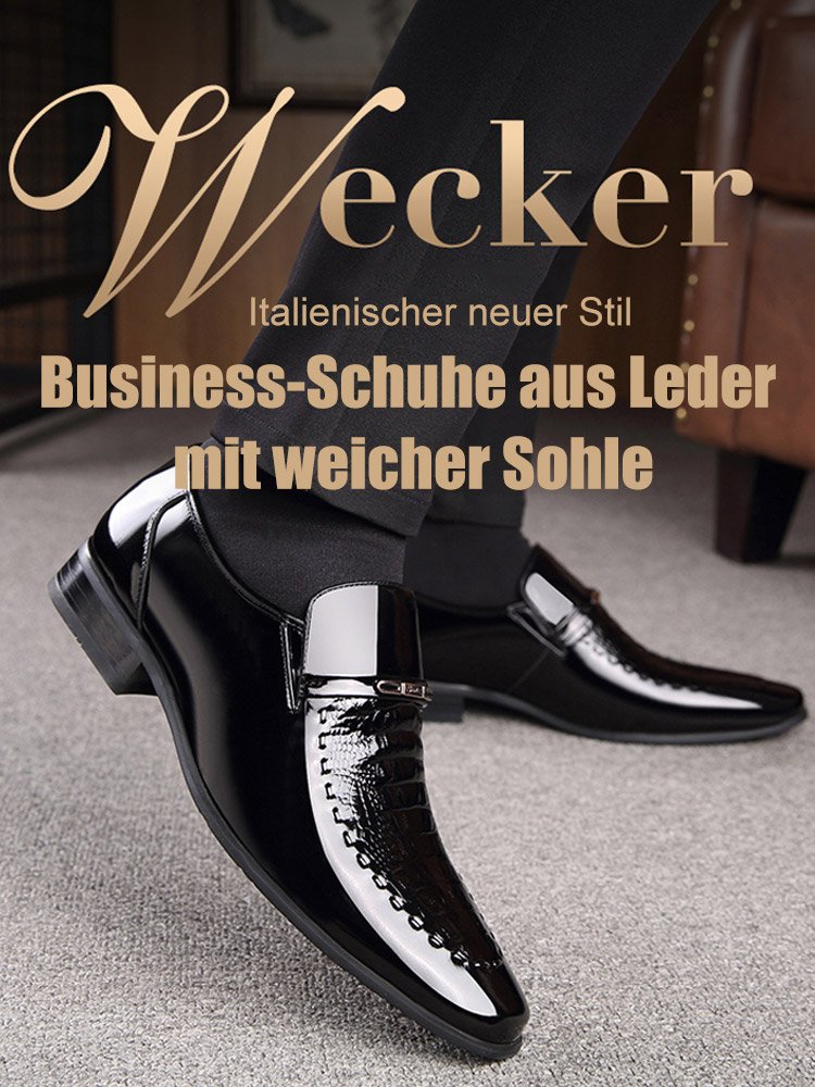 Business-Schuhe aus Leder mit weicher Sohle