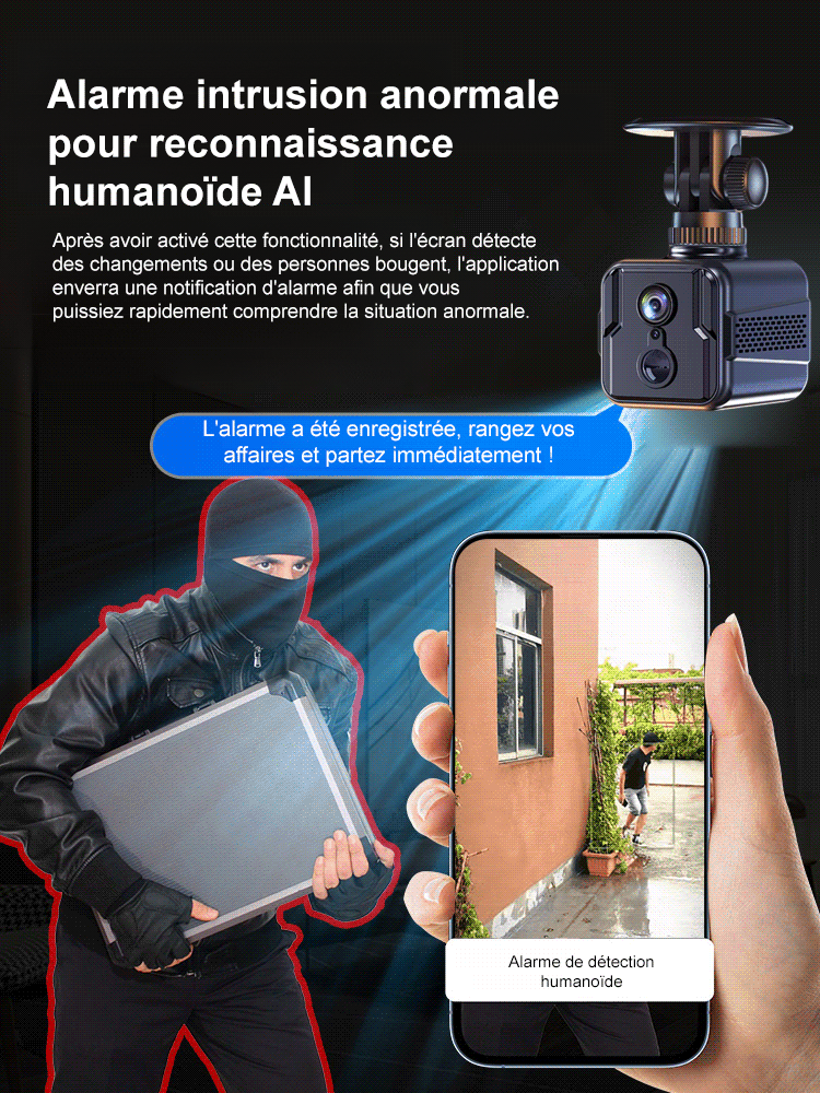 Caméra de surveillance intelligente à distance 4G