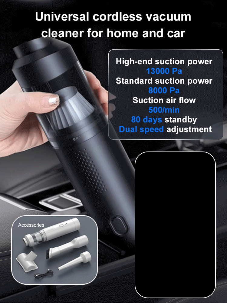 [Fanttik same style] Car wireless charging vacuum cleaner