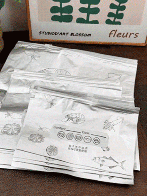 【新鮮を保つ】アルミホイル抗菌保存袋