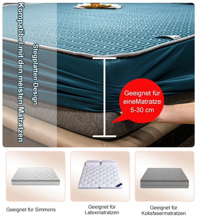 Neues atmungsaktives Laken mit Gummiband