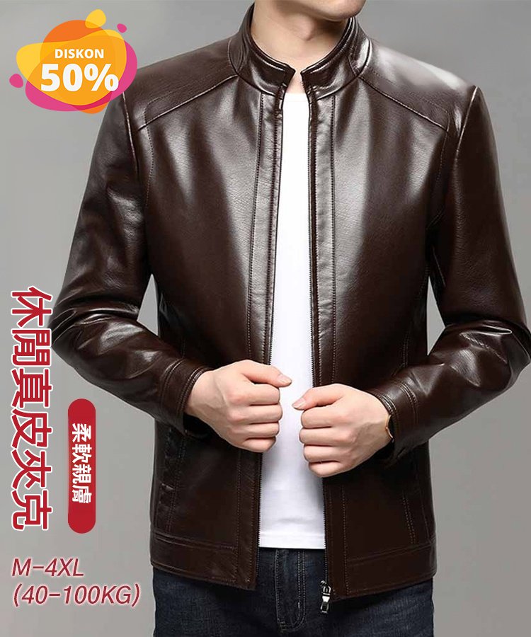 綿羊皮休閒夾克外套