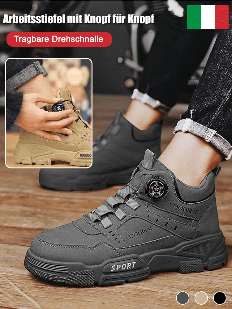 Arbeitsstiefel mit Knopf für Knopf