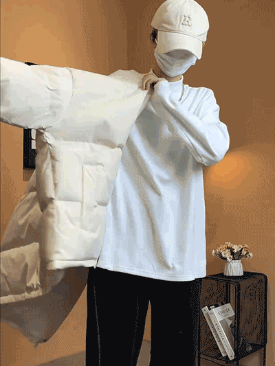 ゆったりメンズダウンジャケット