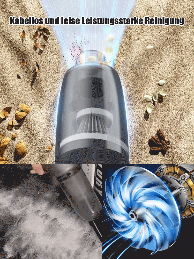 Integrierter kabelloser Handstaubsauger zum Saugen und Wischen