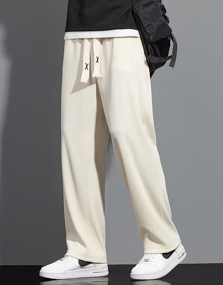 กางเกงชาย ผ้าไหมเย็น ยืดหยุ่นสูง