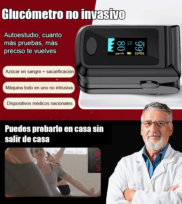 Oxímetro de pulso médico