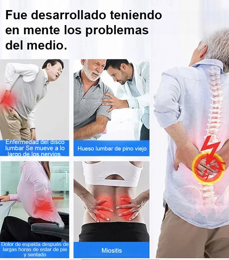 Gel de compresión fría para la columna lumbar