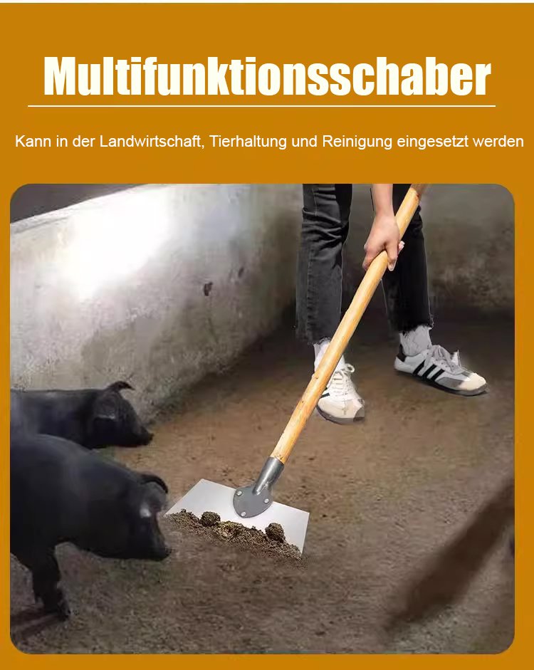 Haushaltsreinigung mit stabiler Manganstahl Schaufel