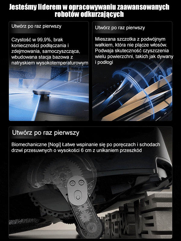 Robot zamiatający LiDAR