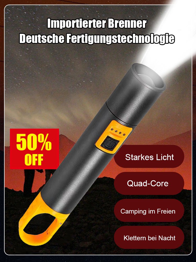 Superhelle Outdoor-Taschenlampe