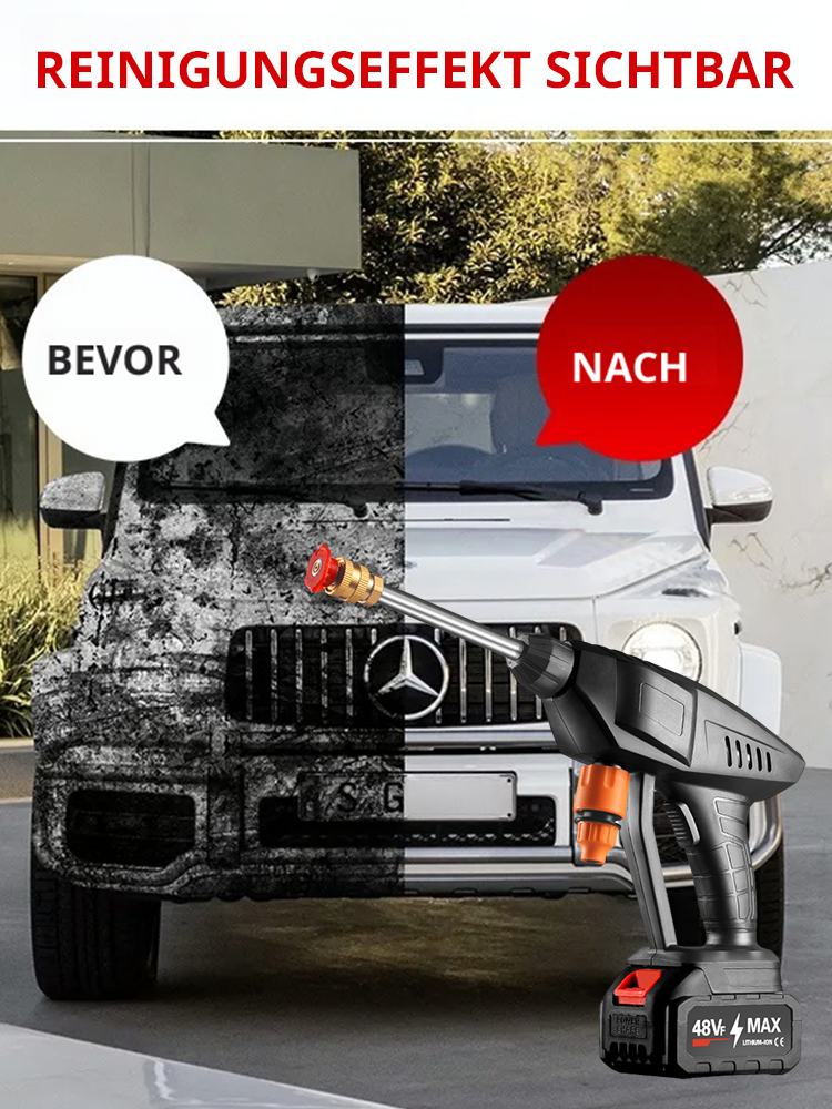 Tragbare Hochdruck-Autowaschwasserpistole