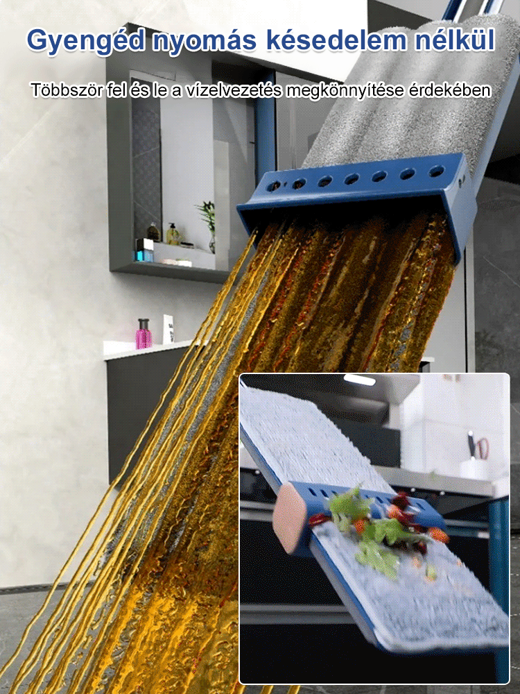 Új nagy lapos felmosó mop