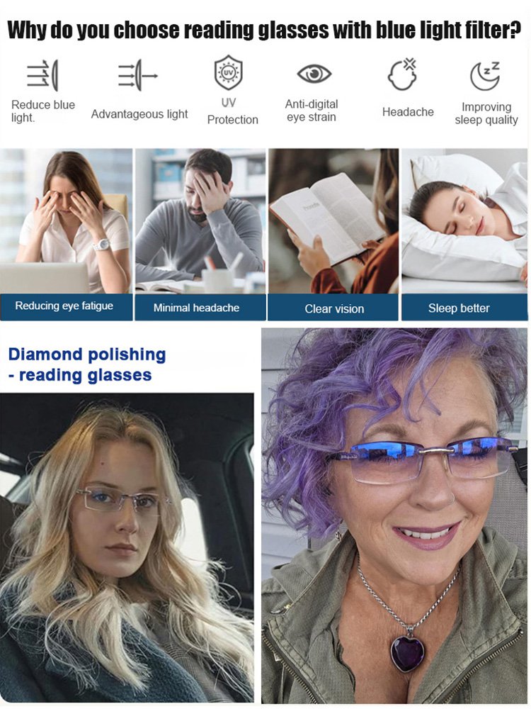 [Vision Returns to 20 Years Old] Smart Zoom Comfort Reading Glasses