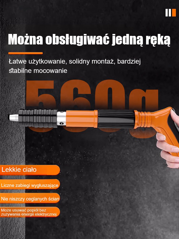 Ręczna gwoździarka z tłumikiem