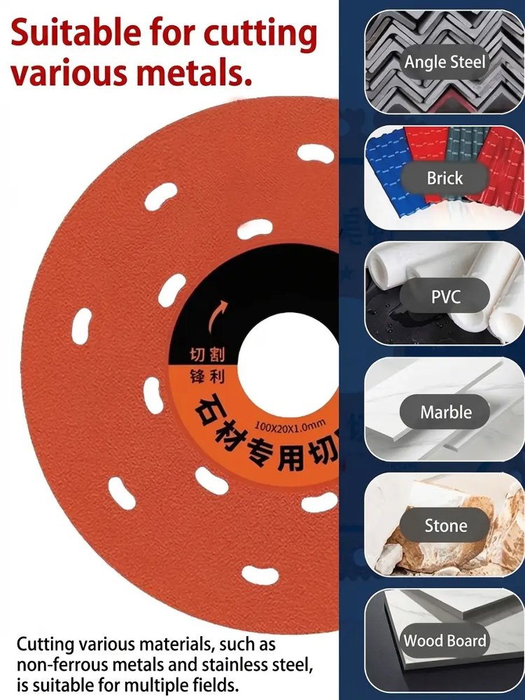 Industrial grade ceramic tile polishing and beveling cutting disc