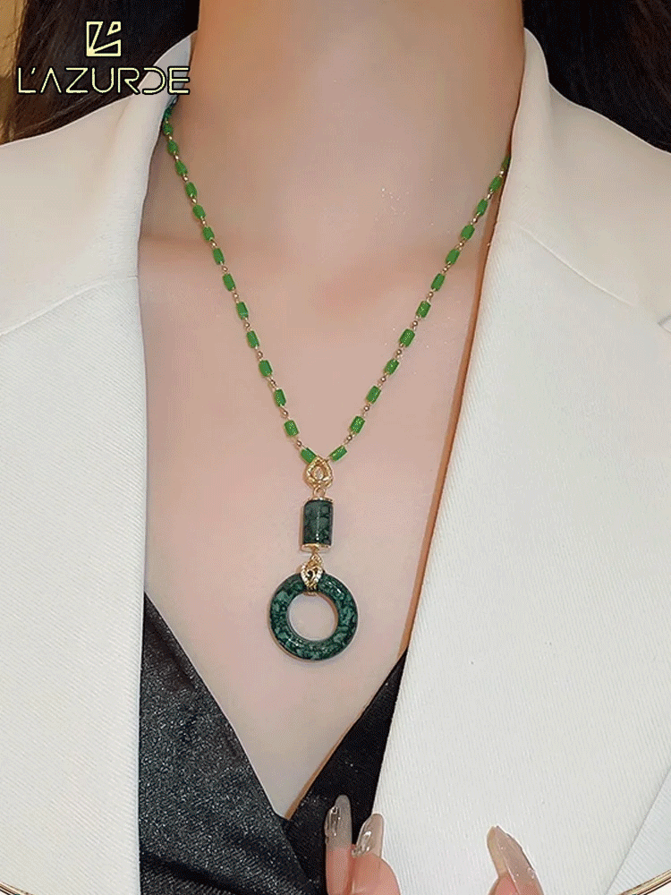 Meditation Peace Lock Necklace