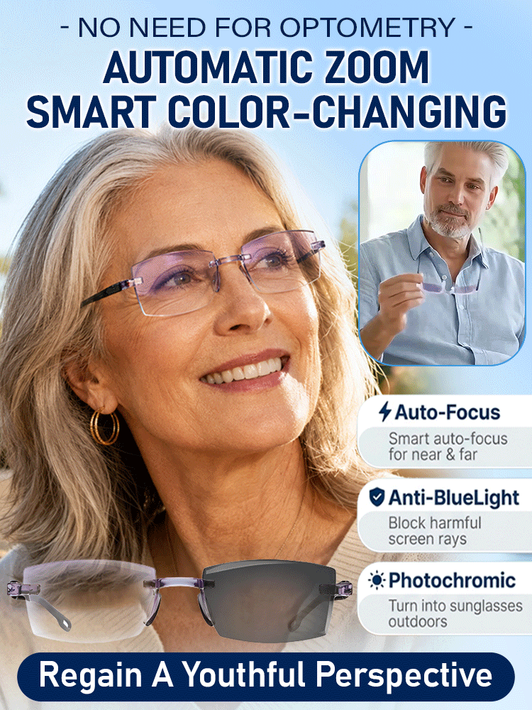 No eye exam needed, lifelong use, America's first smart zoom tech restores your 20‑year‑old vision !