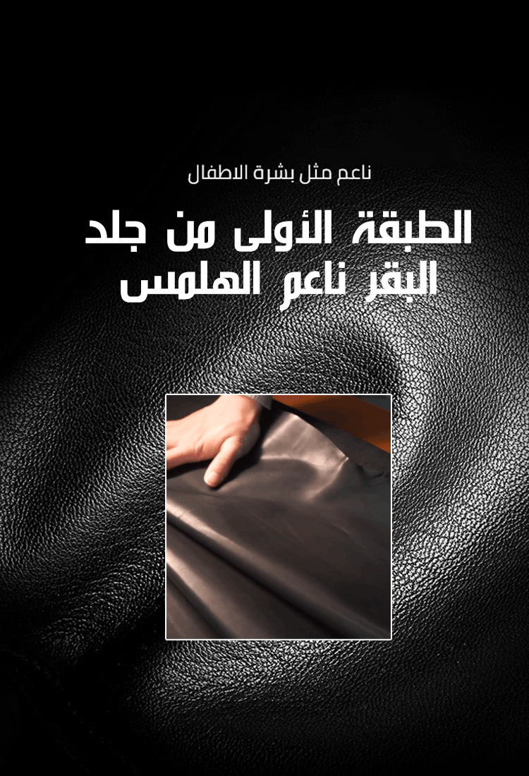 [أسبوع الموضة نفس النمط] حقيبة كتف بسيطة ذات سعة كبيرة من جلد البقر