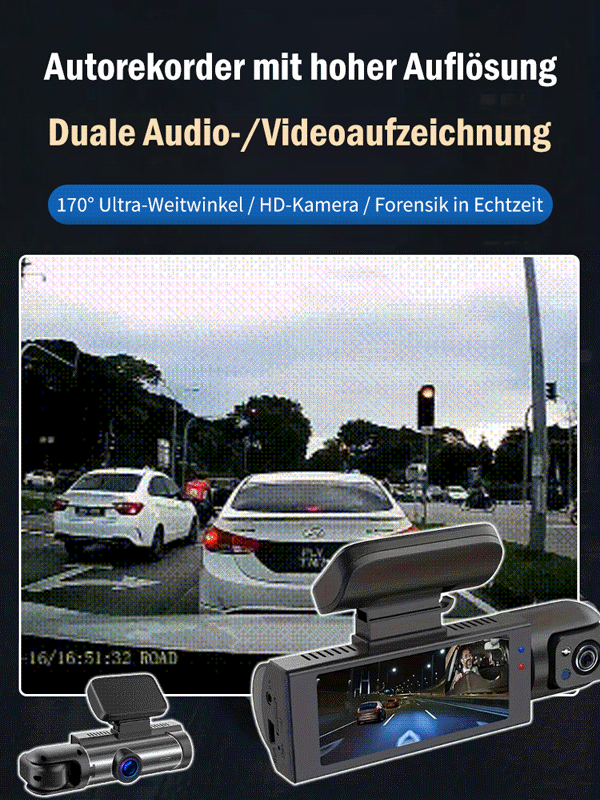 Autorekorder mit hoher Auflösung