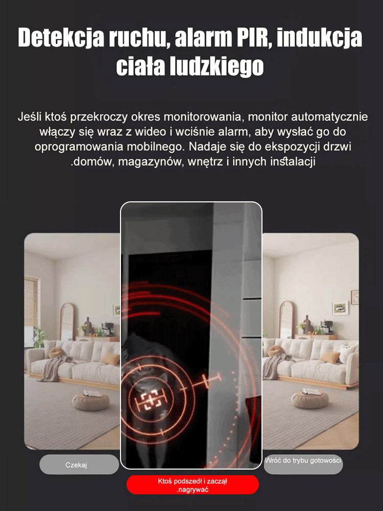 Wybuchowa domowa kamera typu kocie oko