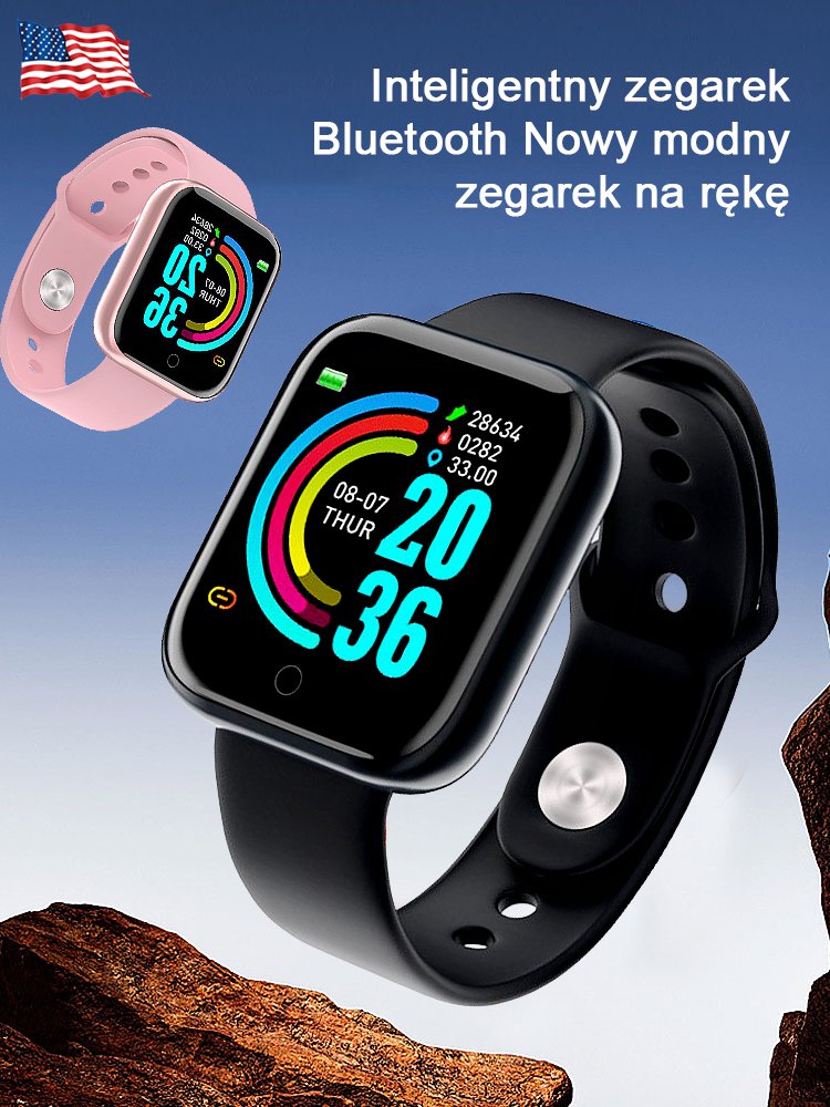 Inteligentna opaska sportowa z pomiarem tętna Bluetooth