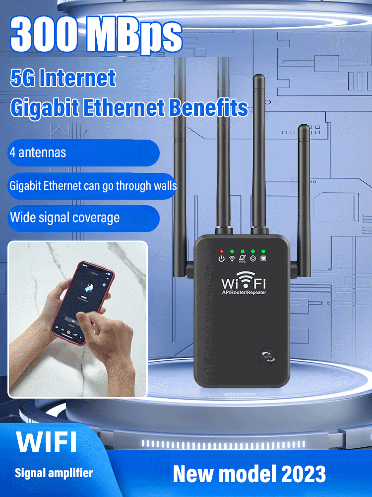 4-antenna wifi signal amplifier