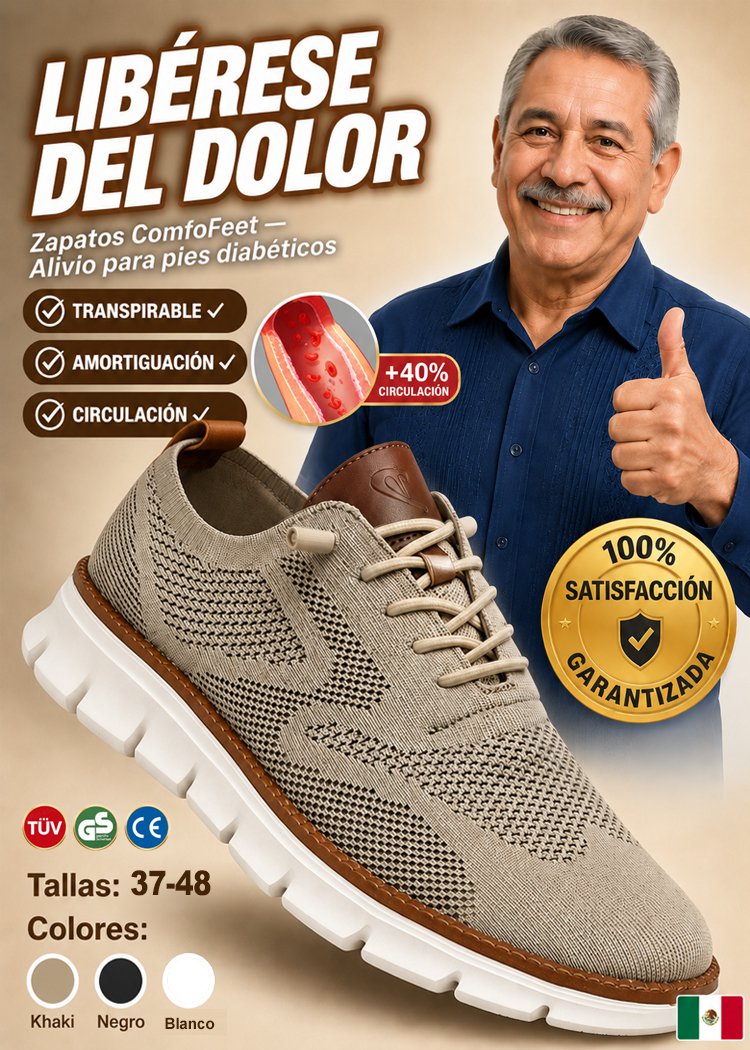【Adiós al pie diabético】Zapatos ultra cómodos