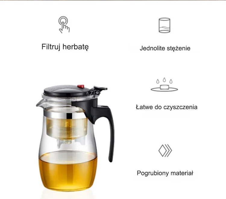 Komplet szklanek do herbaty ze szkła żaroodpornego