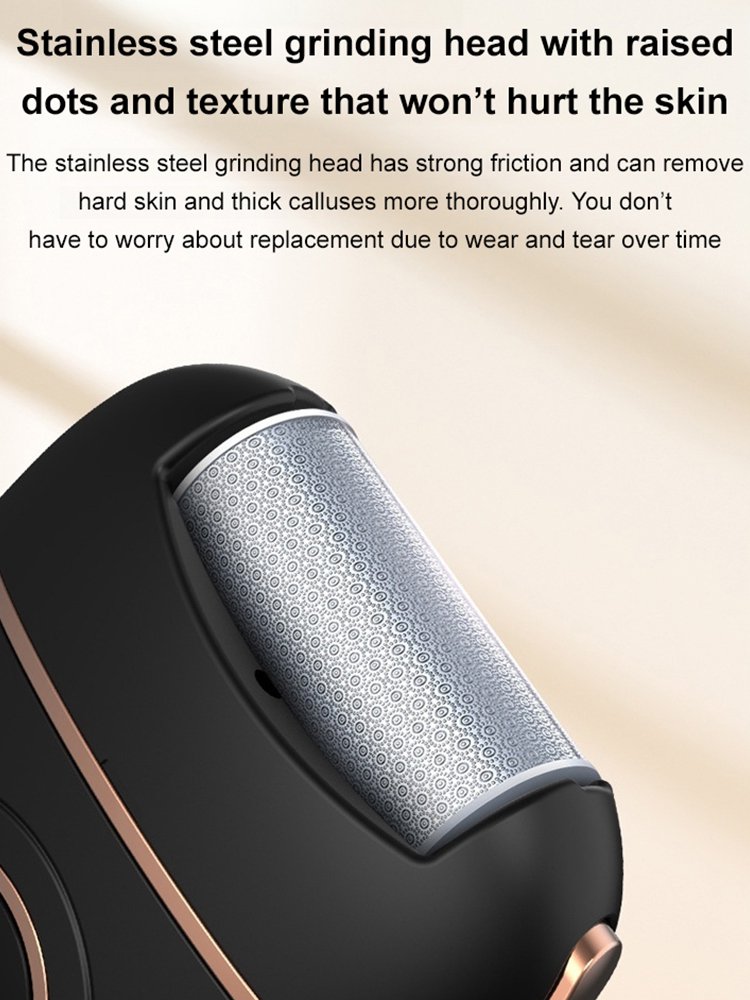 [Remove dead skin in seconds] Electric digital display foot grinder