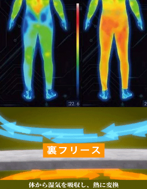 極暖美脚カジュアルパンツ