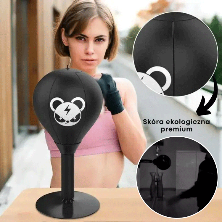 Bokserska piłka antystresowa na biurko