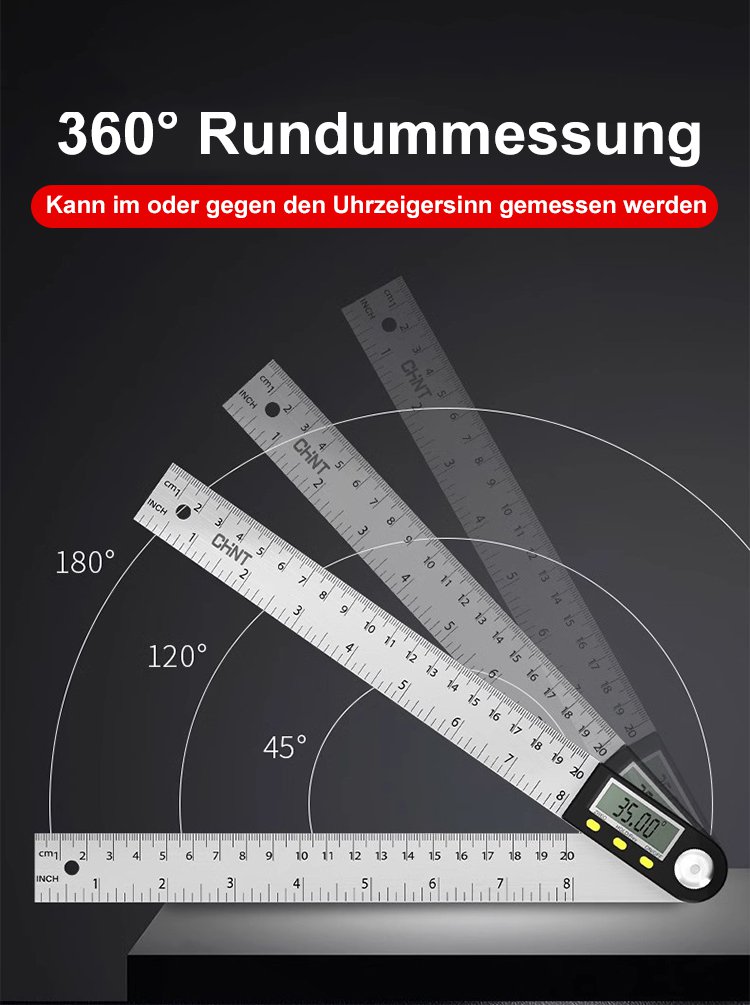 Digitales Winkelmessgerät für professionelle Anwendungen