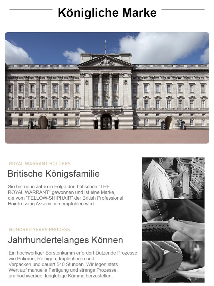 【Jedes kleine Accessoire mit Raffinesse für Frauen】Holz-Luftkissenbürste mit Borsten