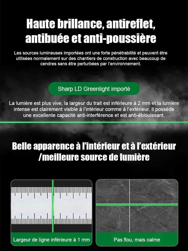Appareil de positionnement laser d'ingénierie