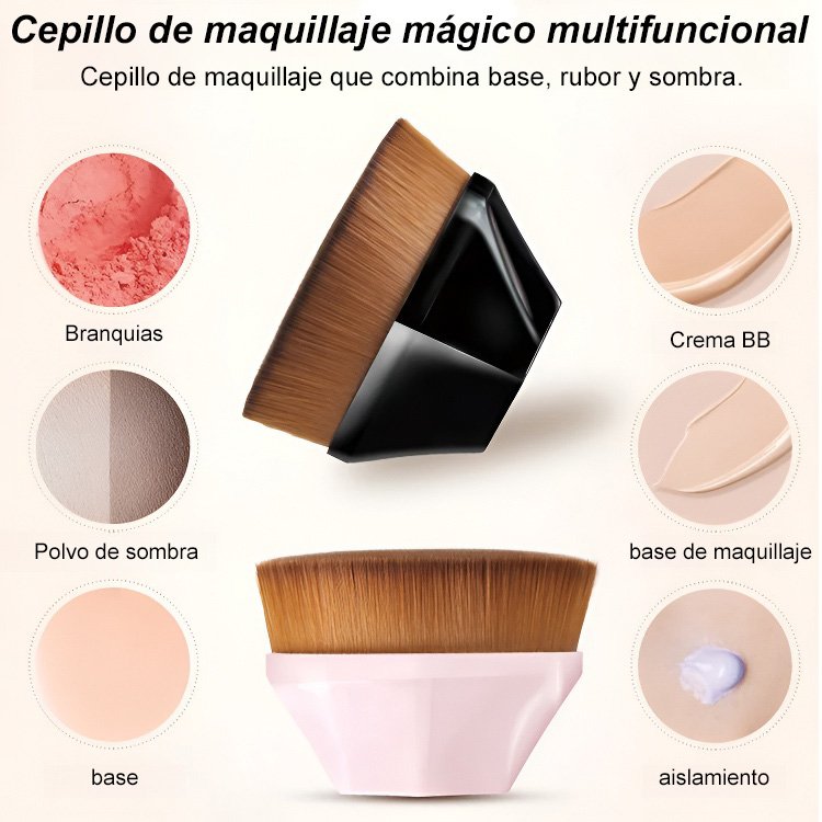 Brocha de Maquillaje Mágica de Pétalos