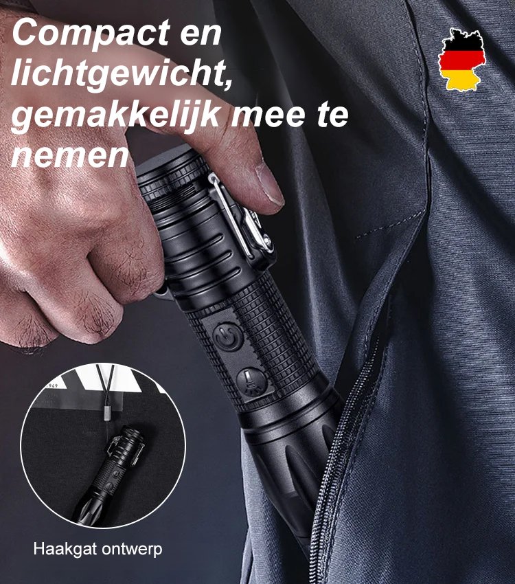 Dubbele boog zelfverdedigingszaklamp