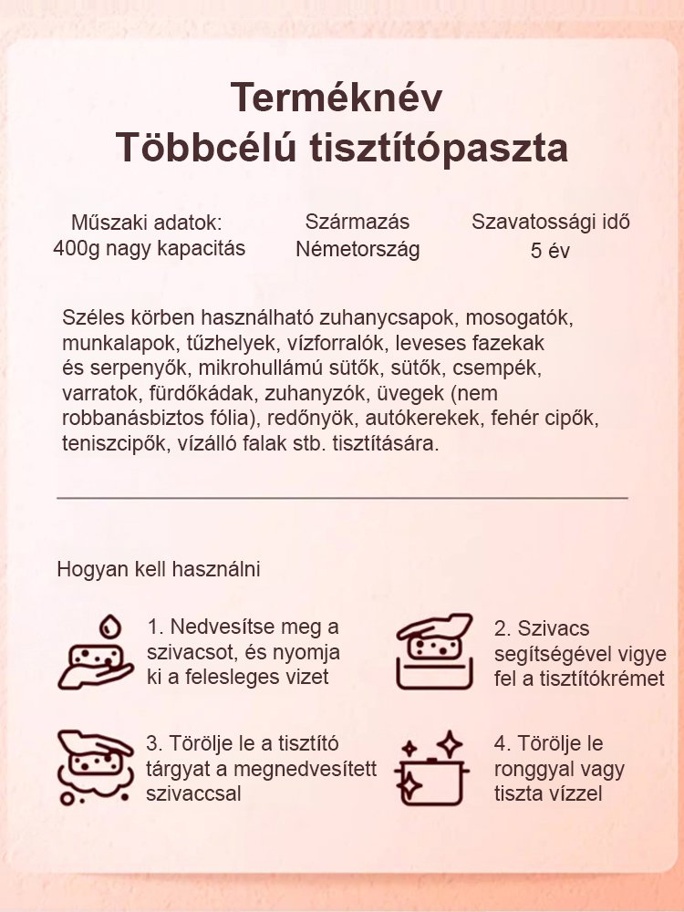 Egy flakon mindent megtesz] Univerzális varázslatos tisztító krém