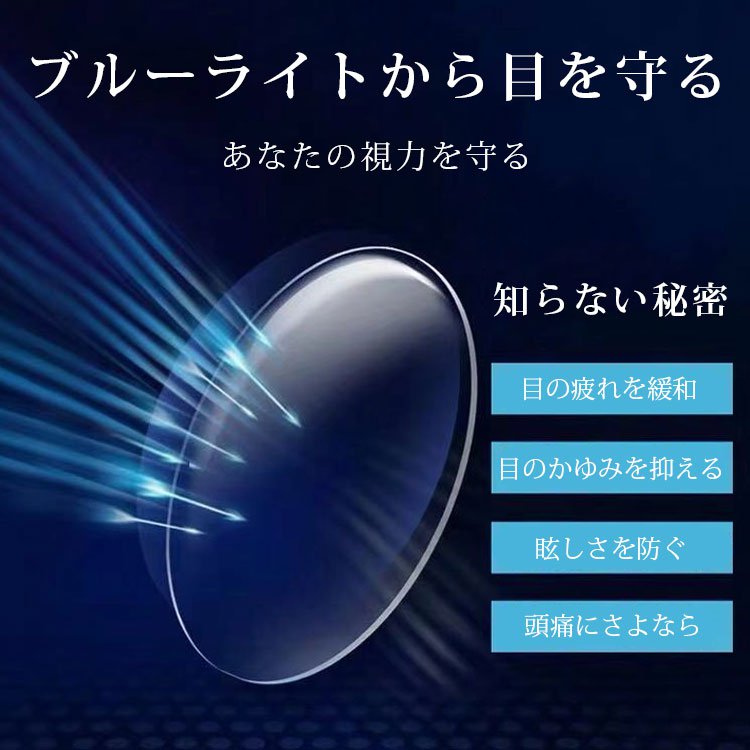ブルーライトカットメガネ