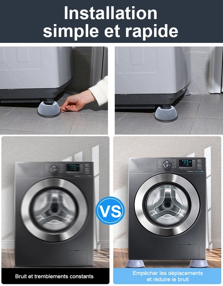 Coussin amortisseur antidérapant