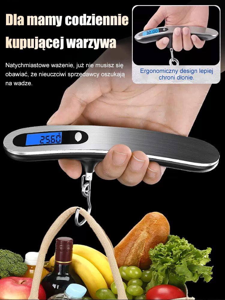 Podróż niezbędnik przenośna elektroniczna waga bagażowa ze stali nierdzewnej
