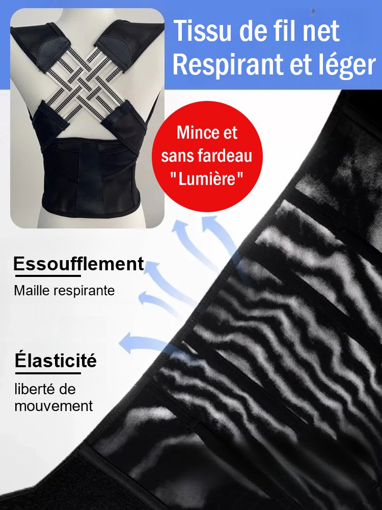 Ceinture correctrice anti-bossu indispensable pour les soins du corps